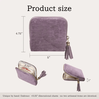 Estuche de joyería con cremallera Estuche de viaje para joyas Organizador portátil