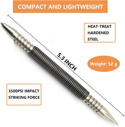 Spring Tool Nail.No more hammering, which can damage Hammerless Nail.