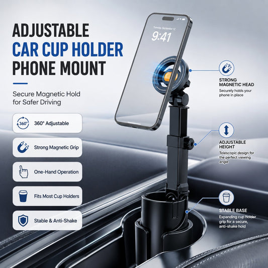 48% off | 🔥Car cup holder and phone holder