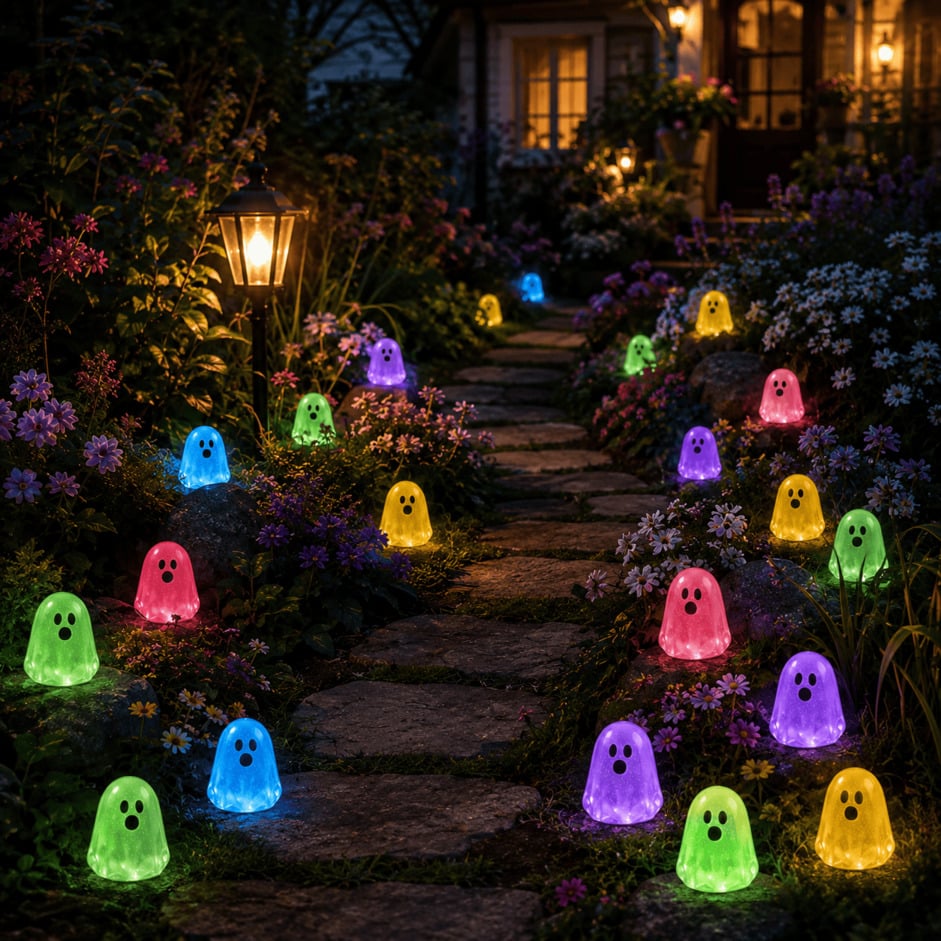 💥 From Only $9.99 👻 Glow-in-the-Dark Mini Ghosts – 8-Colour Halloween Mix