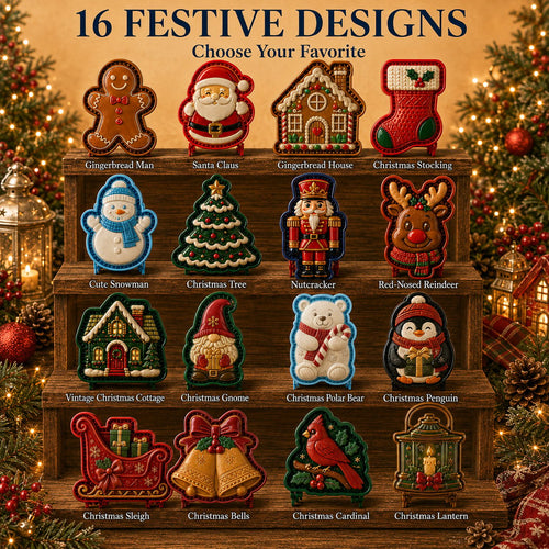 🔥Only $7.99 Last Day Promotion!✨ 🎄16-Design Christmas Mini Pie Mold Collection 🥧