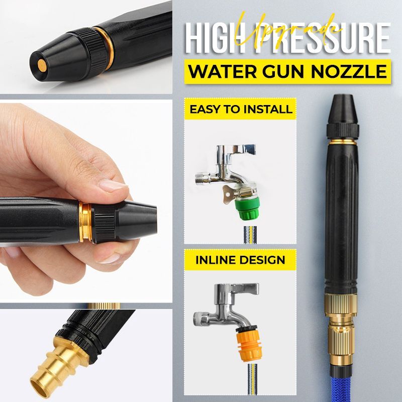 🚀Ultra-Durable High-Pressure Heavy Duty Adjustable Twist Hose Nozzle Jet Sweeper Nozzle🔥💦
