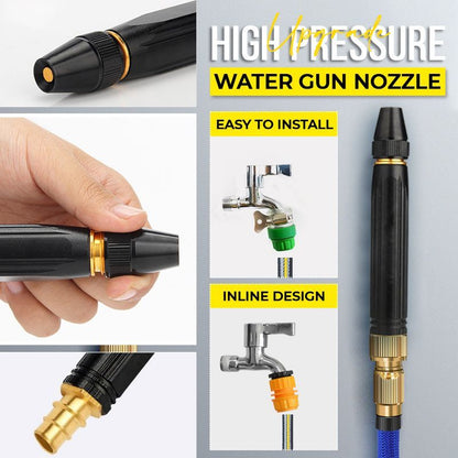 🚀Ultra-Durable High-Pressure Heavy Duty Adjustable Twist Hose Nozzle Jet Sweeper Nozzle🔥💦