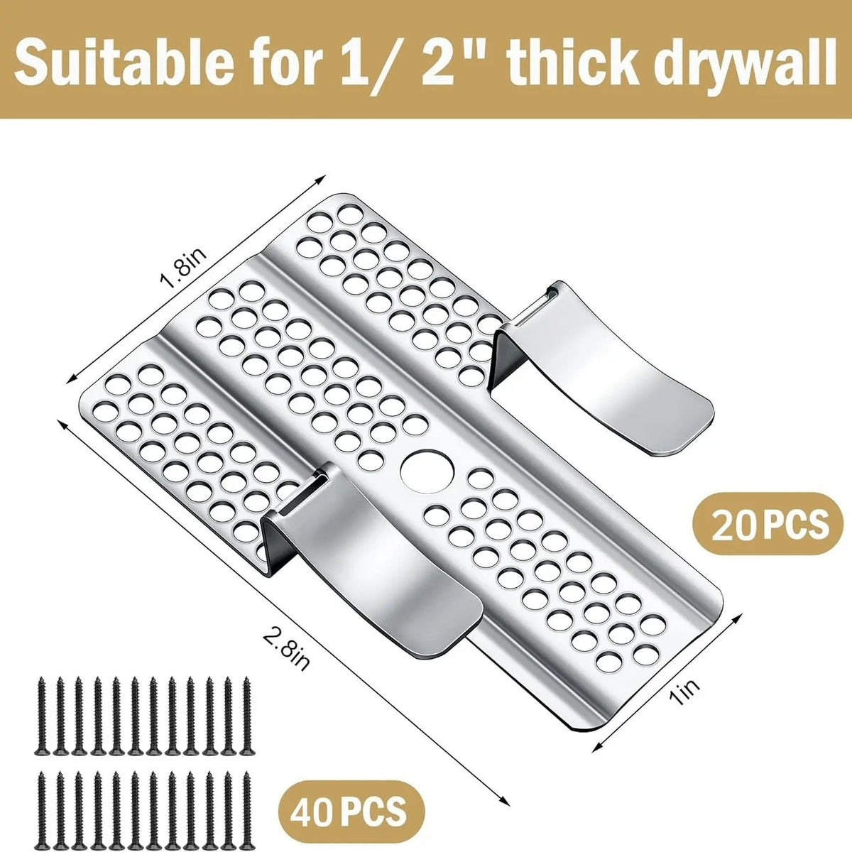 Professional Drywall Repair Clips Kit