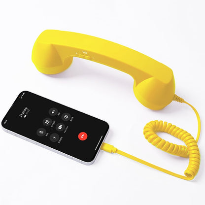 ☎️ Auricular de teléfono retro con interfaz tipo C 📞