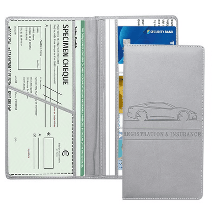 Porta Tarjetas de Registro y Seguro de Coche