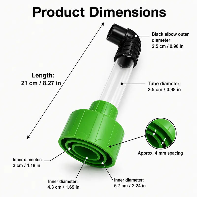 Universal AC Drain Line Cleaner Adapter
