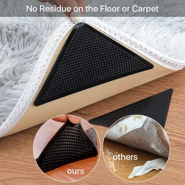 🔥🔥 Rubber Anti Curling Non Slip Skid Pads  - 4pcs