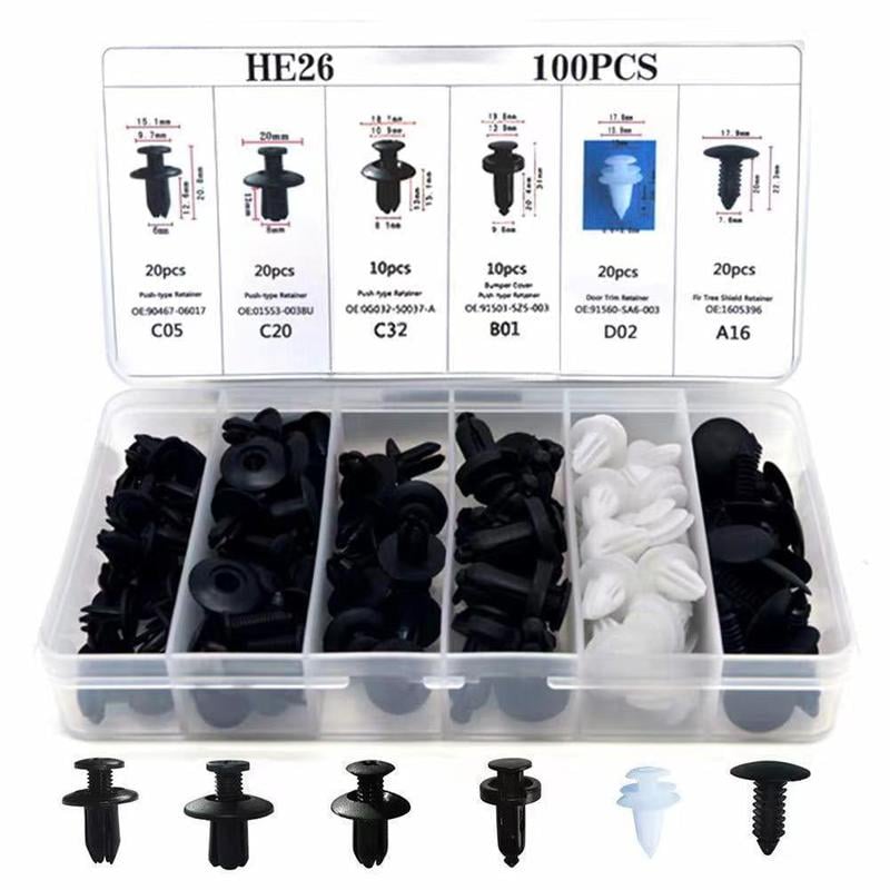 ✨100pcs Universal Expansion Screw Clips Set