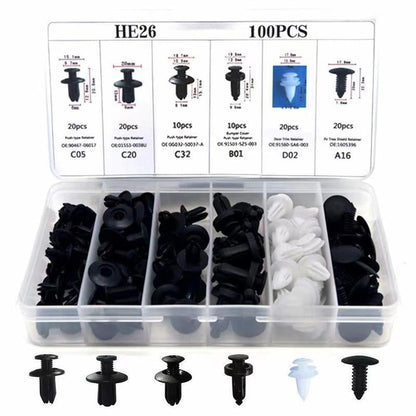 ✨100pcs Universal Expansion Screw Clips Set