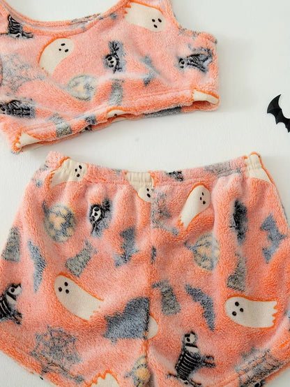 💥40% Off 🎃Halloween  vest pajamas set👻