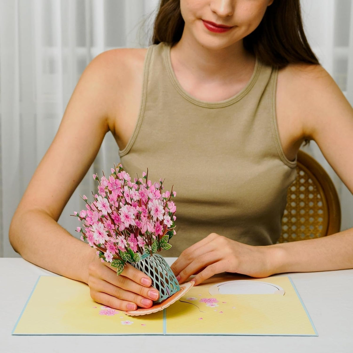 💗35K+ SOLD! 🌼💌 Forever-Blooming 3D Flower Pop-Up Card– Personalized Love Message & Everlasting Bloom 🎁