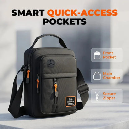 🎉 2026 Sale — Over 34200 Sold! 📢Men's Lightweight Oxford Shoulder Crossbody Bag｜Water-resistant Multi-Pocket Commuter Sling Bag ✨