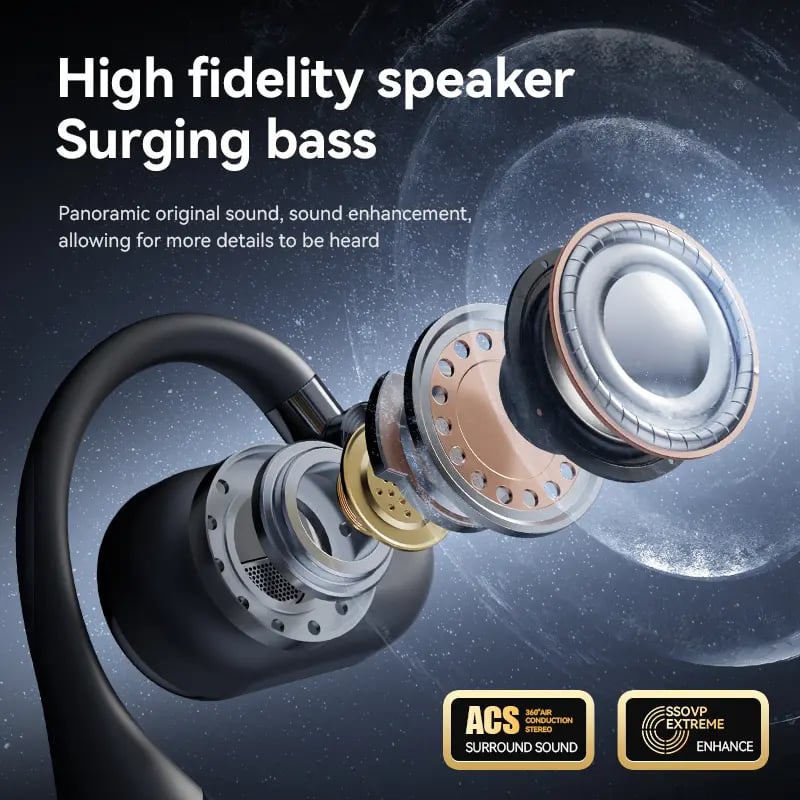 Auriculares/Banco de energía Bluetooth 2 en 1