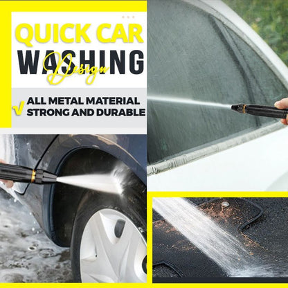 🚀Ultra-Durable High-Pressure Heavy Duty Adjustable Twist Hose Nozzle Jet Sweeper Nozzle🔥💦
