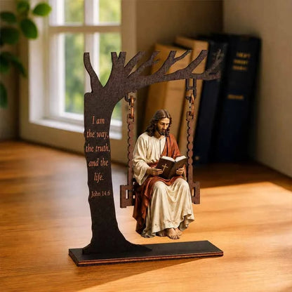 🔥Último día 49% DE DESCUENTO - ✝️📚Adorno colgante de Jesús cristiano