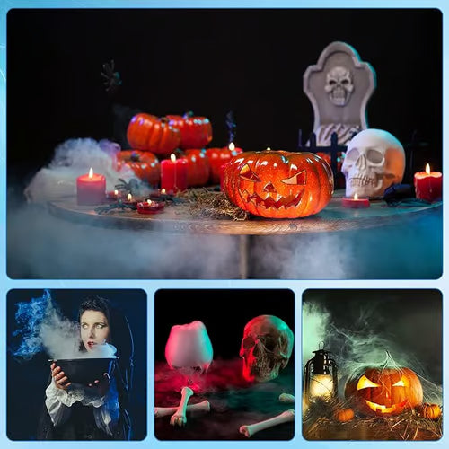 🏆2026 Halloween Hot Sale⚡🎃🔥12 LED light Ultrasonic Mist Maker Fogger