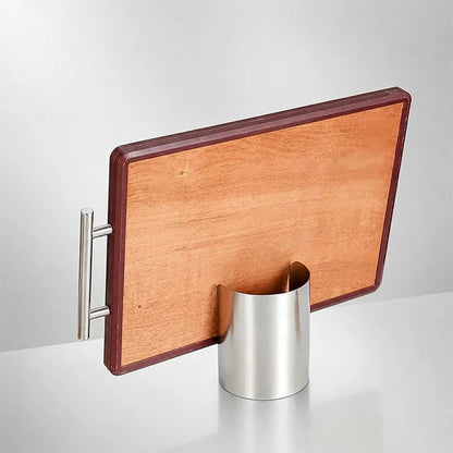 🥳2026 HOT SALE🥳💞50K+ SOLD!🍳🧑‍🍳 ! Multi-Functional Kitchen Utensil Holder – Holds pot lids, spatulas & cutting boards. Thickened stainless steel, space‐saving. 🛡️✨