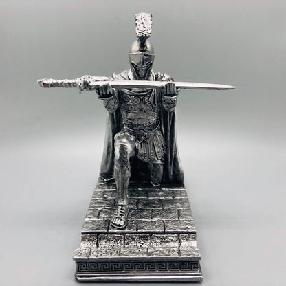 💯  🔥Greece commander statue desk decoration pen holder（15*10*6CM）