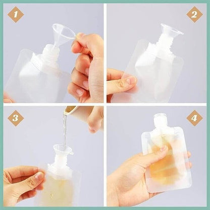 🌷🔥LAST DAY SALE 50% OFF - Portable Travel Fluid Makeup Packing Bag(10 Pcs）