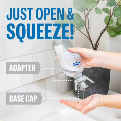 ✅ Flip & Flow! Bottle Emptying Caps 💧 - 6 Bottle Pack - Comes with Adapters for Any Screw Cap Size 🎯