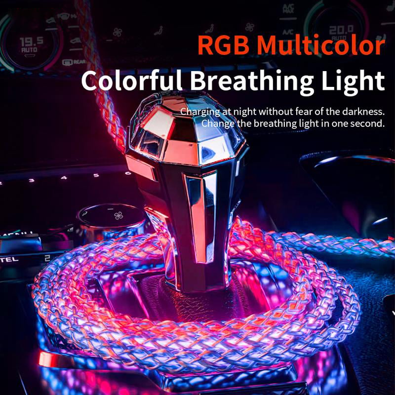 🎁Four-in-One  Colorful lights Data Cable