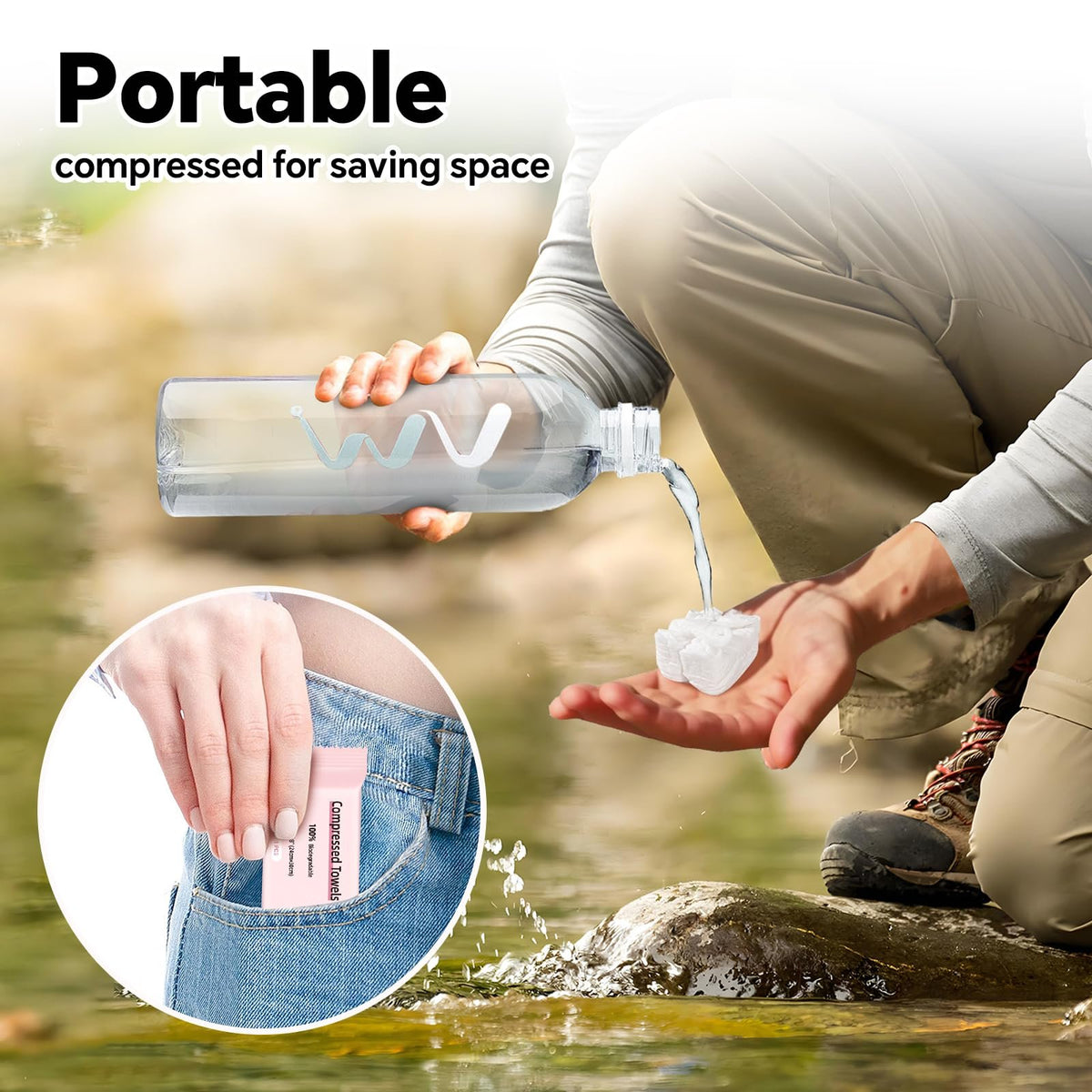 💧Compressed Towels Tablets（30PCS）