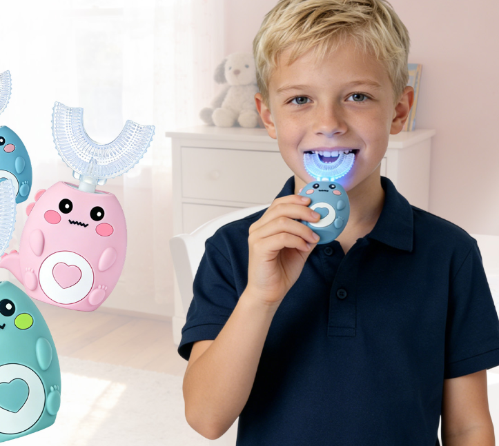 ⏰Hot-selling products are 50% off🦷🪥Smart U-shape Electric Toothbrush for Children