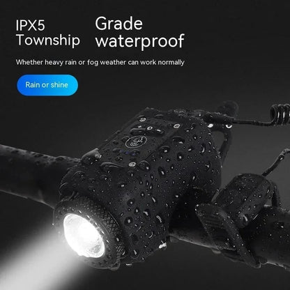 2-in-1 bicycle light and horn