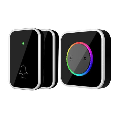🔔 Wireless Doorbell with Colorful Flash Alert