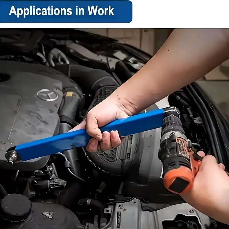 Offset Extension Wrench – Impact Ready with 1/4', 3/8' & 1/2' Adapters