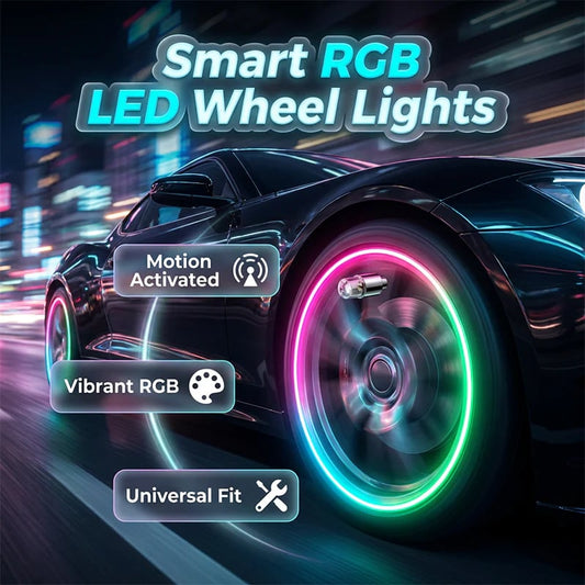 📢📢 ¡50% DE DESCUENTO! ⏰Luces LED para ruedas con sensor de movimiento inteligente