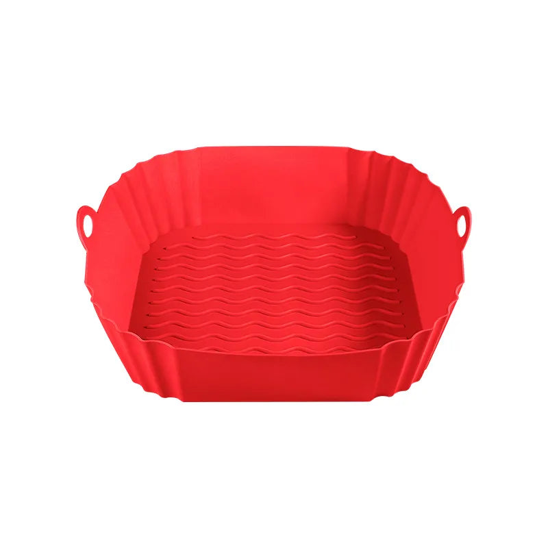 🔥✨Reusable Silicone Air Fryer Liner, 8 Inches