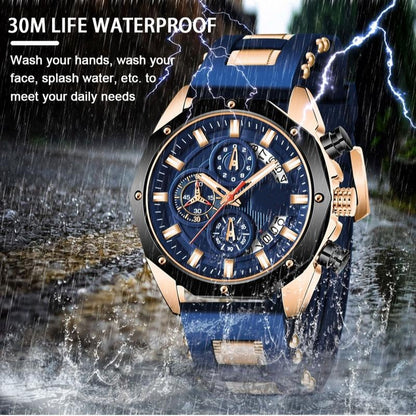 ⏳🔥LIMITED-TIME 50% OFF! ⏰Men's Outdoor Waterproof Sport Quartz Watch – Chronograph function, durable & water-resistant – Perfect for sports, travel & daily wear 🏃‍♂️