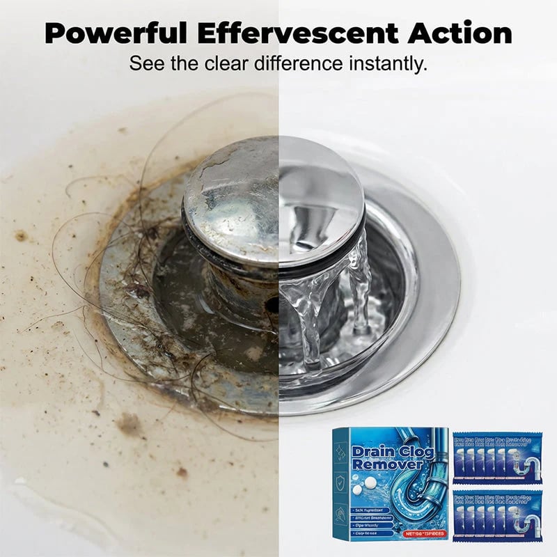 📢📢Limited-time offer⏰Effervescent Drain Clog Remover Tablets🫧🧼