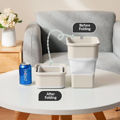 🚗Collapsible Car Trash Can with Hidden Trash Bag Storage