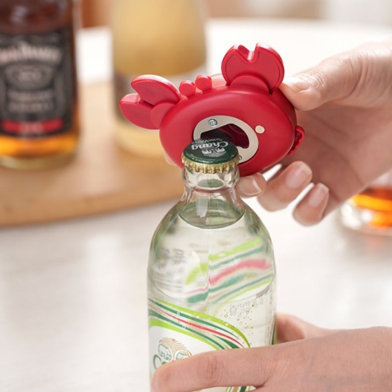 2026 Hot Sale🦀 Multifunctional Magnetic Crab Bottle Opener