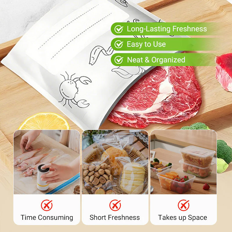 ✨♻️Reusable Aluminum Foil Sealable Storage Bags