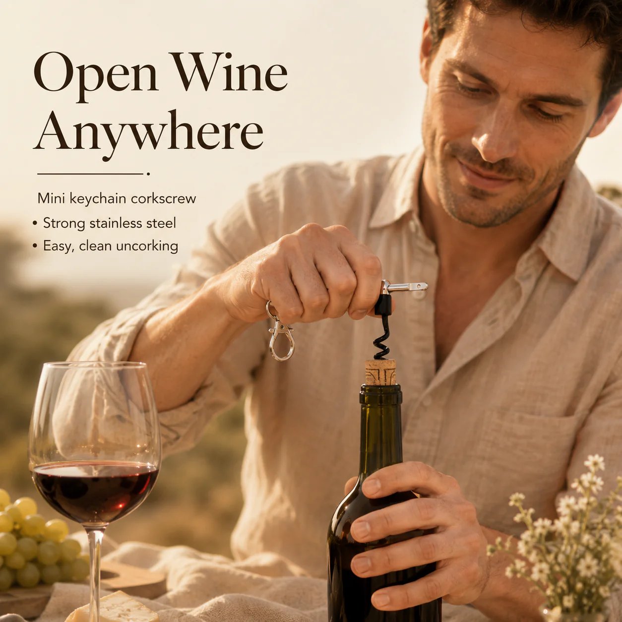 🔥 50% OFF🍾Mini Portable Pocket-Sized Wine Opener🍷