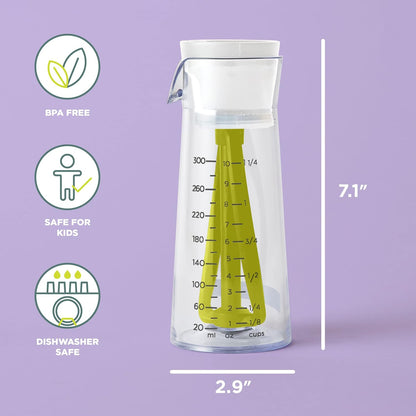 All-in-One Salad Dressing Mixer Bottle – Quick Emulsify, Drip-Free & Easy Storage