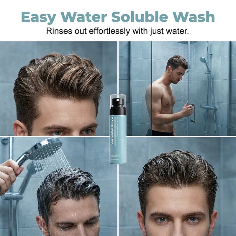 Spray de arcilla mate de secado rápido para hombre