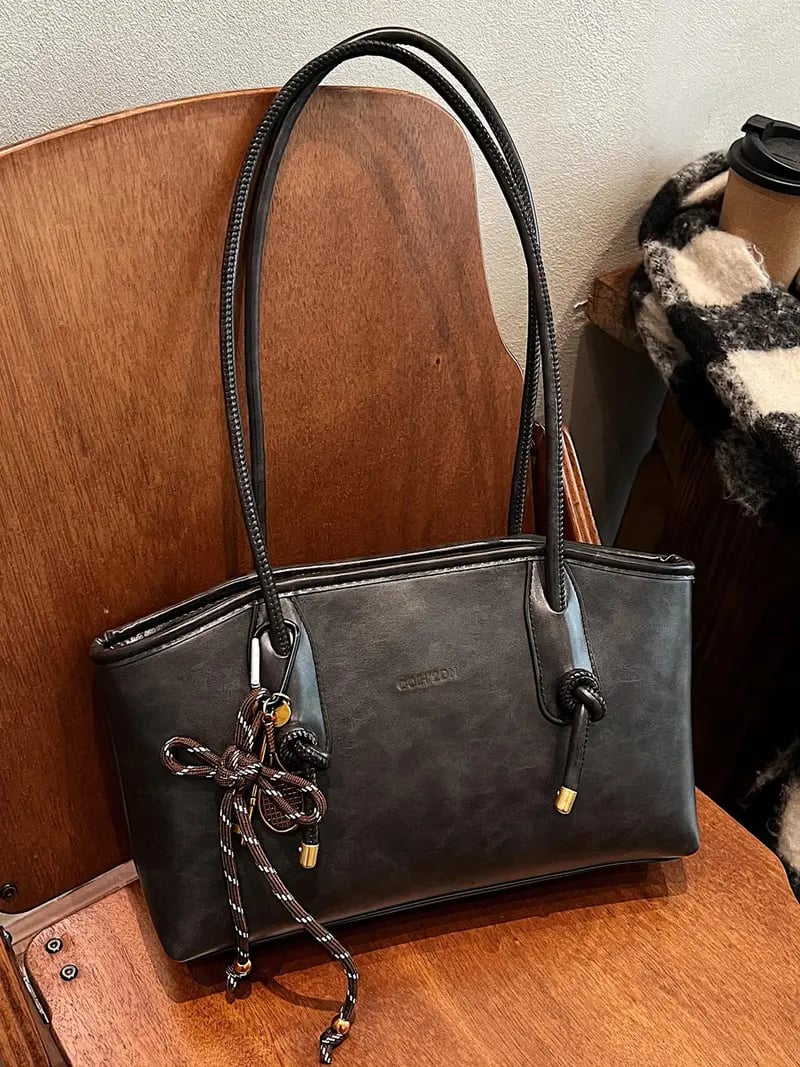 2026 Women's Elegant Solid Color Shoulder Bag