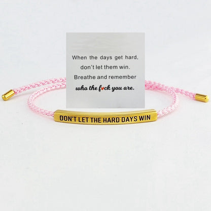 🔥Buy 1 Get 1 Free✨Don't Let The Hard Days Win Bracelet