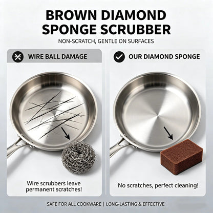 49% OFF This Week Promotions🎉-Brown Sponge Scrubber🧽
