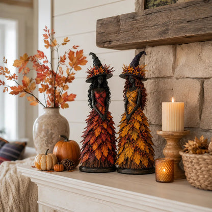 🔥ÚLTIMO DÍA 50% DTO. - 🧙‍♀️Figura de Bruja de Otoño Encantado (📦Compra 2 Envío Gratis)