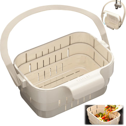 Cesta Colador Plegable para Fregadero de Cocina, Modelo Mejorado 2026