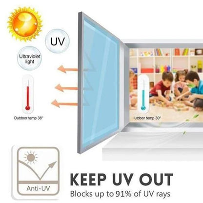 🔥 Heat-Insulating Privacy Film – UV Protection, Easy Application & Perfect for Home & Office 🏠