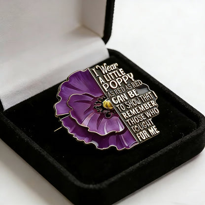 Unisex US Red Friday Exquisite Brooch - Waterproof & Sweat-Resistant Poppy Pin