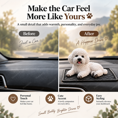 Poodle Car Ornament – The Cutest Dashboard Upgrade 🐶✨
