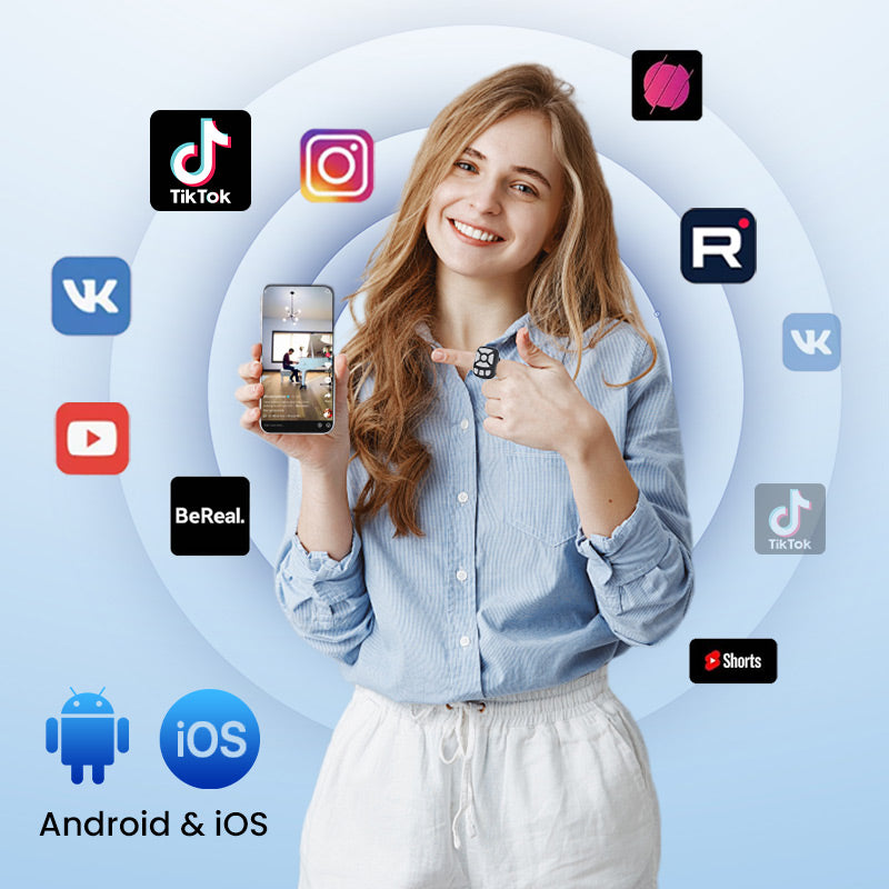 🎮 Bluetooth Ring Remote Control – One-Click Phone Control for Videos, Selfies & More ✨
